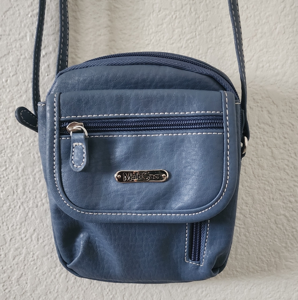 Multisac Everest Blue Mini Crossbody Bag